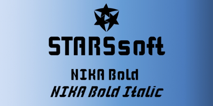 STARSsoft Nika font preview