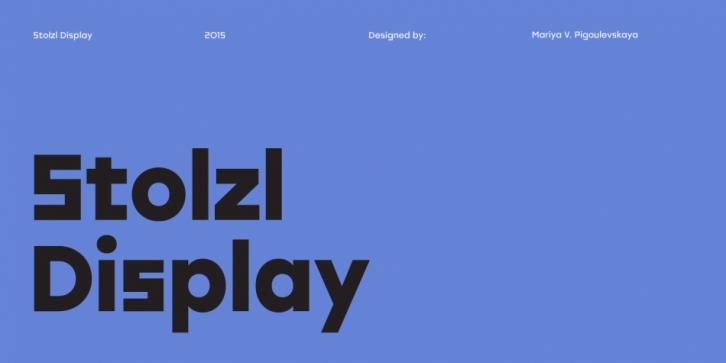 Stolzl Display font preview