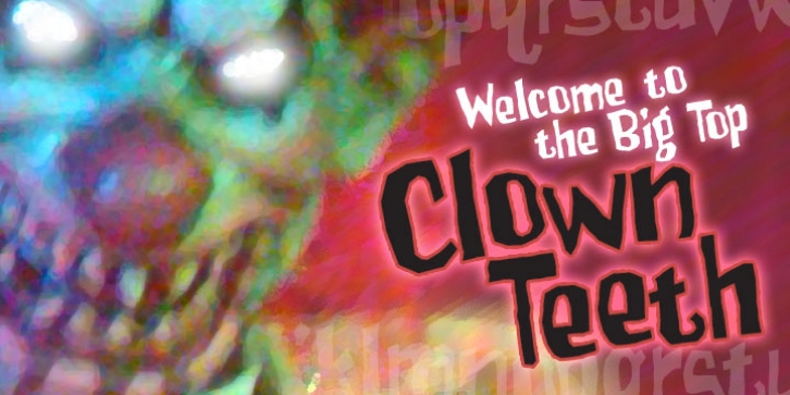 Clown Teeth BB font preview