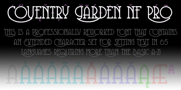 Coventry Garden NF Pro font preview