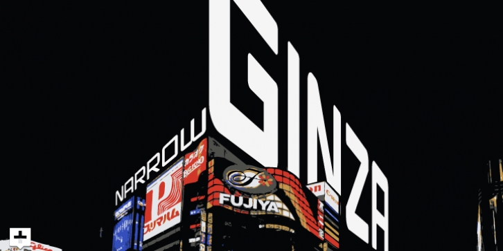 Ginza Narrow font preview