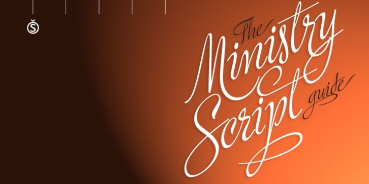 Ministry Script font preview