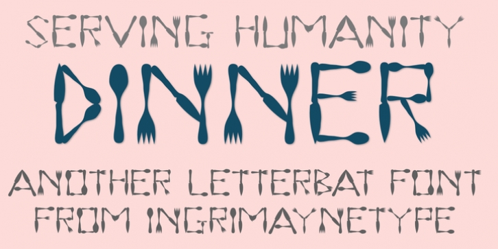 Dinner font preview