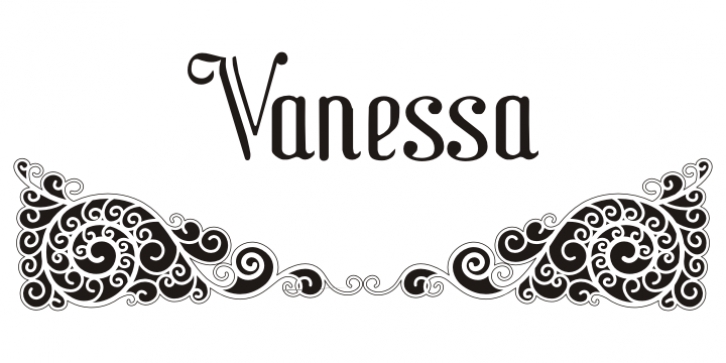 Vanessa font preview