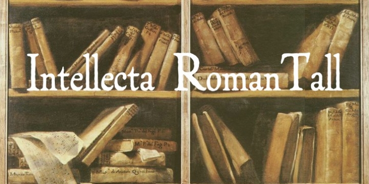 Intellecta Roman Tall font preview