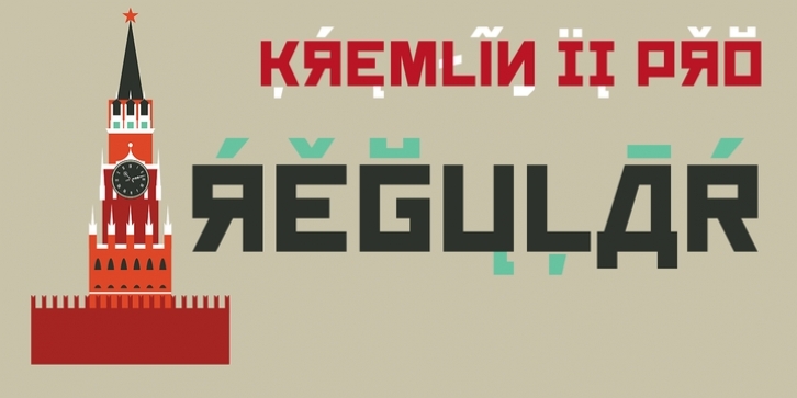 Kremlin II Pro font preview