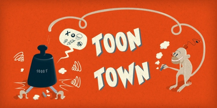 Toon Town font preview