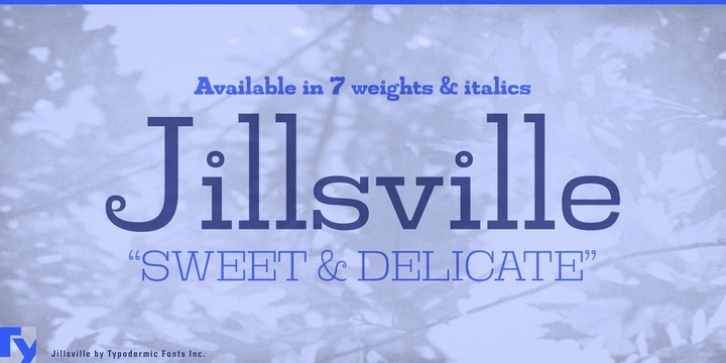 Jillsville font preview