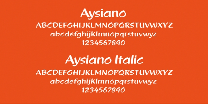 Aysiano font preview