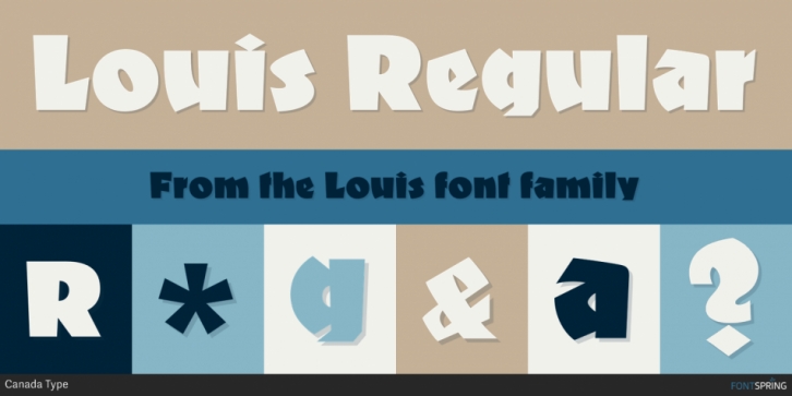 Louis font preview