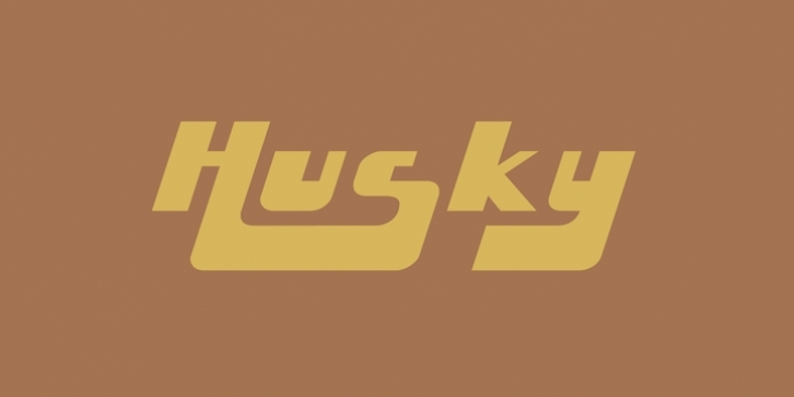 Husky Stash font preview