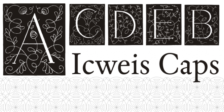 Ichweis Caps font preview