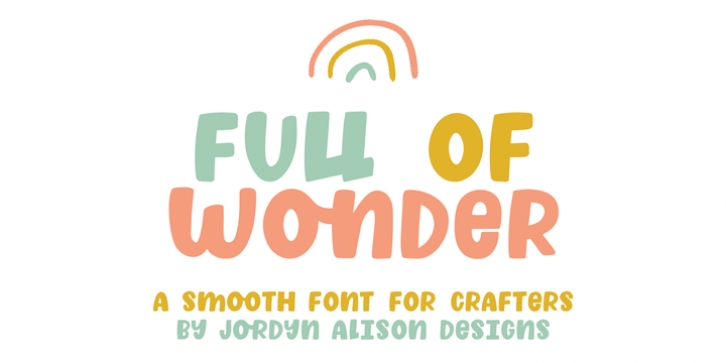 Full of Wonder font preview