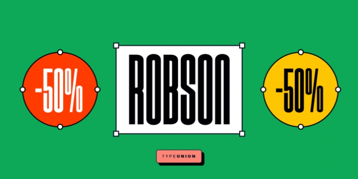 Robson font preview