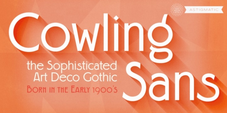 Cowling Sans AOE font preview