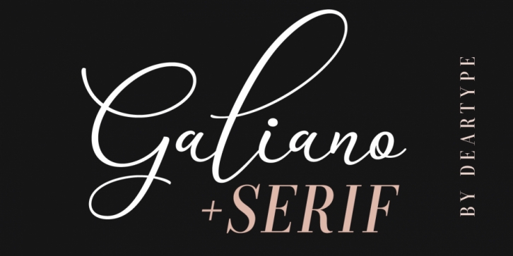 Galiano font preview