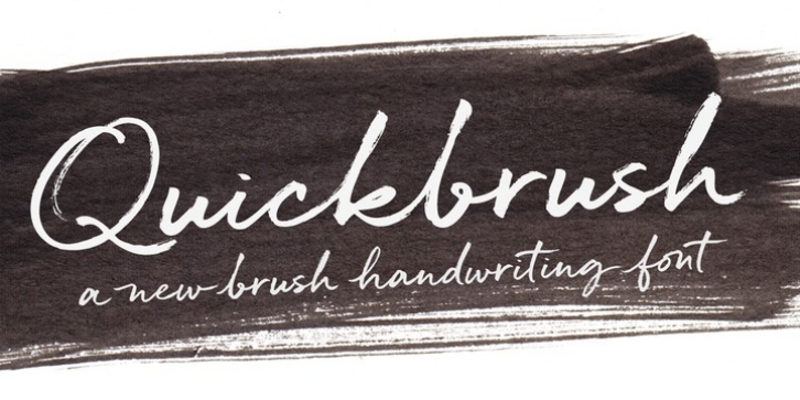Quickbrush font preview