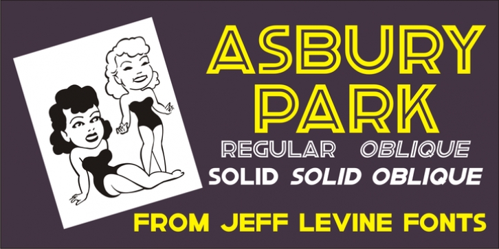 Asbury Park JNL font preview