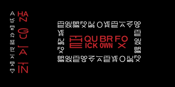 Hangulatin EN font preview