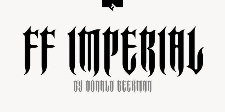 FF Imperial font preview