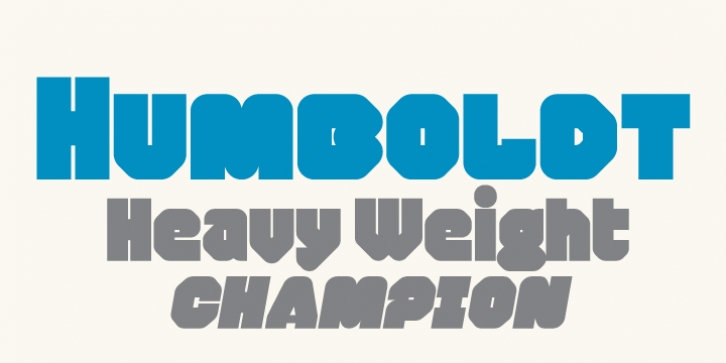 EB Humboldt font preview