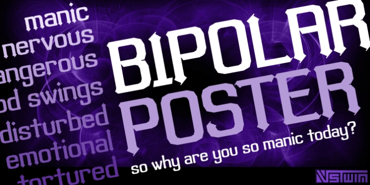 Bipolar Poster font preview