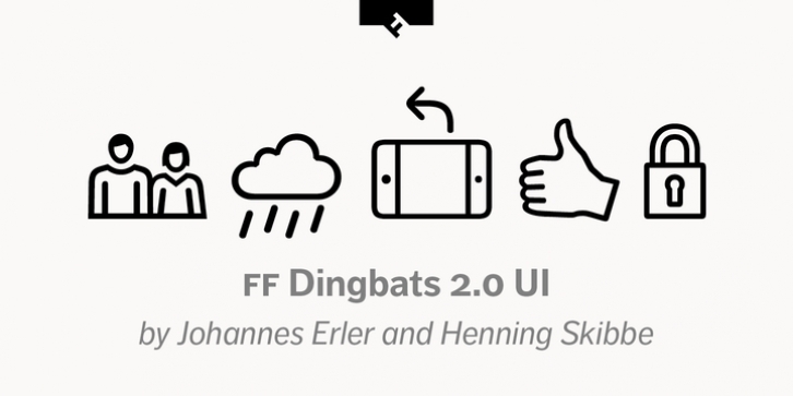FF Dingbats 2.0 UI font preview
