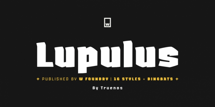 Lupulus font preview