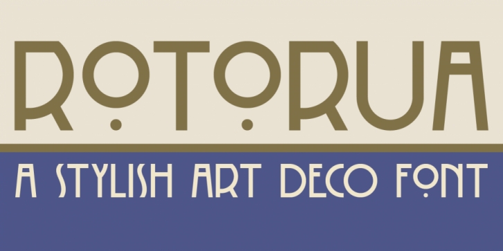 Rotorua font preview