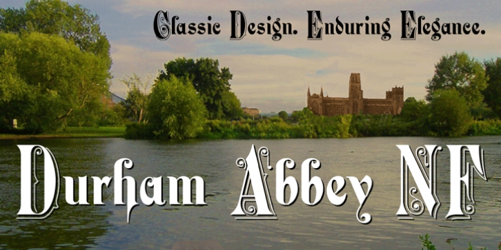 Durham Abbey NF font preview