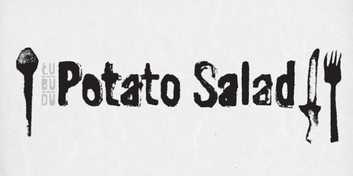 Potato font preview