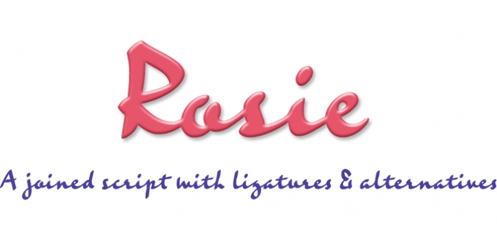 Rosie font preview