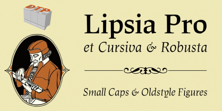 Lipsia Pro font preview