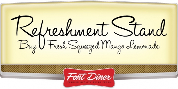 Refreshment Stand font preview