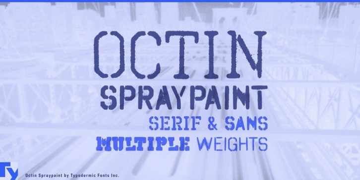 Octin Spraypaint font preview