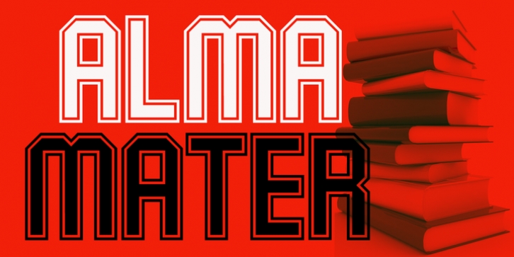 Alma Mater font preview