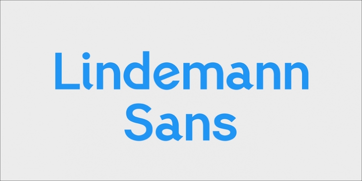 PF Lindemann Sans font preview