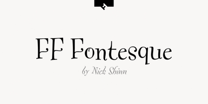FF Fontesque font preview