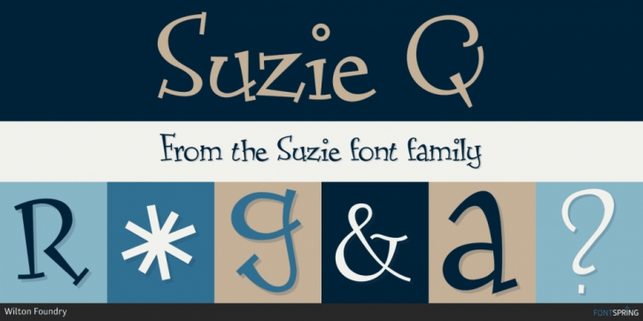 Suzie font preview