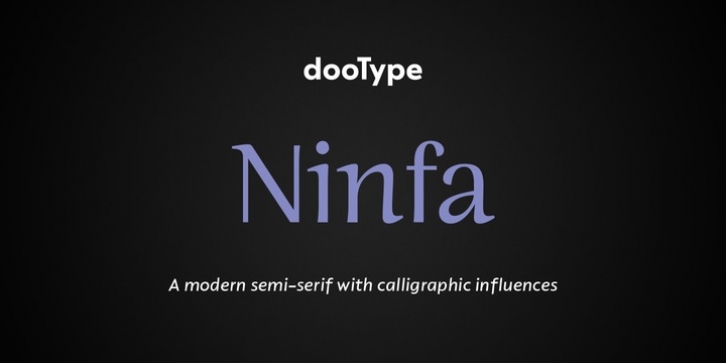 Ninfa font preview