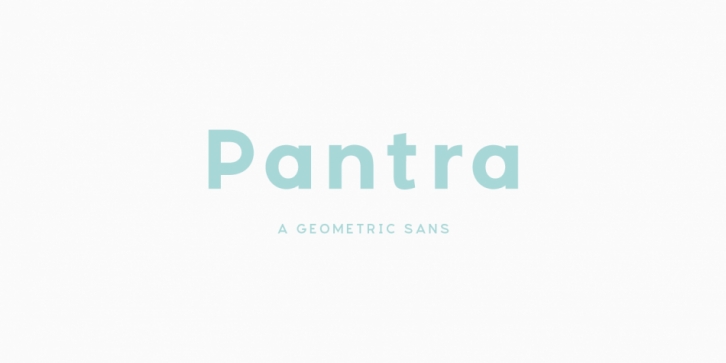 Pantra font preview