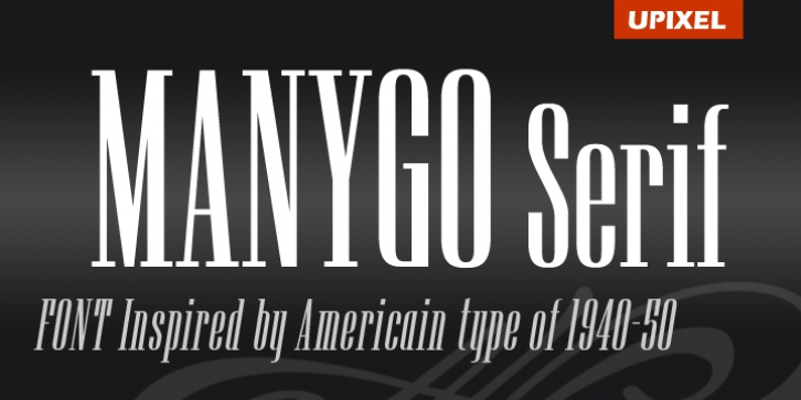 Manygo Serif font preview