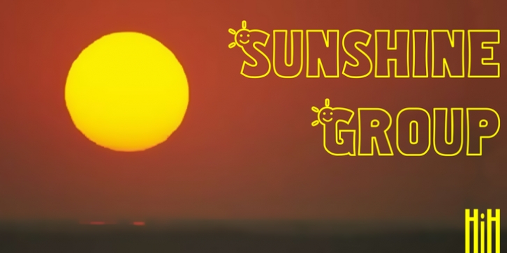 Sunshine Group font preview