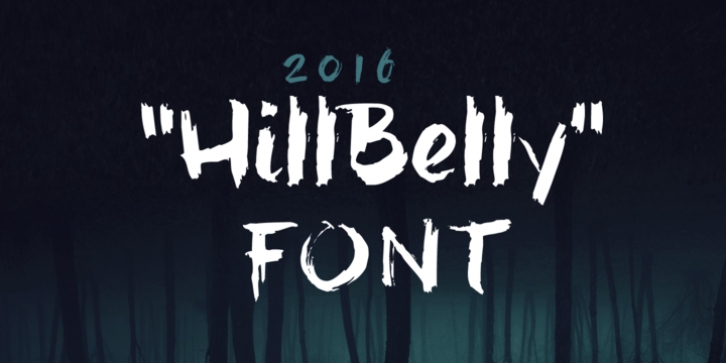 hillBelly font preview