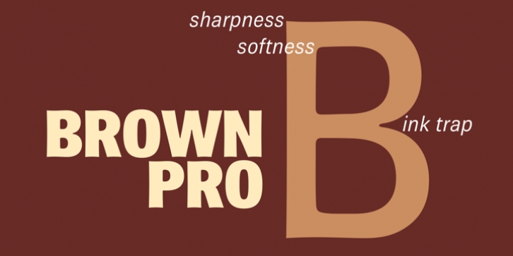 Brown Pro font preview