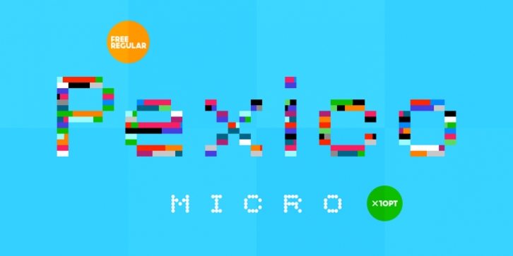 Pexico Micro font preview