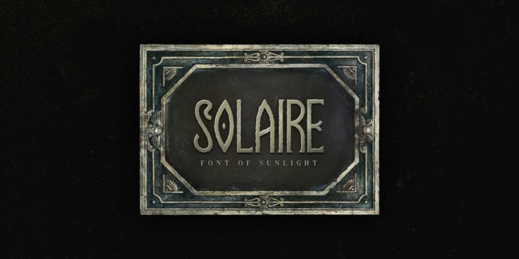 Solaire font preview