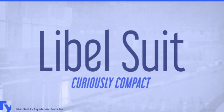 Libel Suit font preview