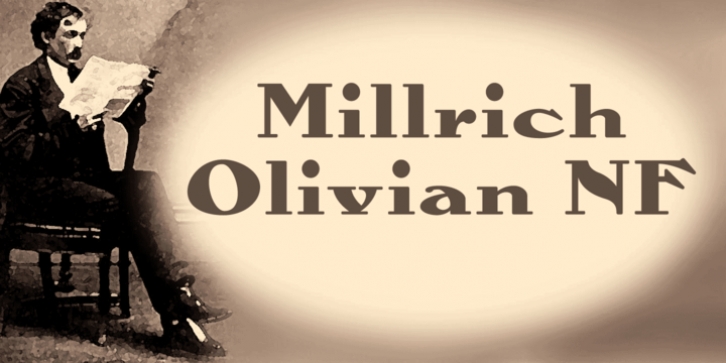 Millrich Olivian NF font preview