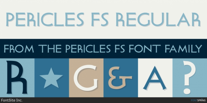 Pericles FS font preview